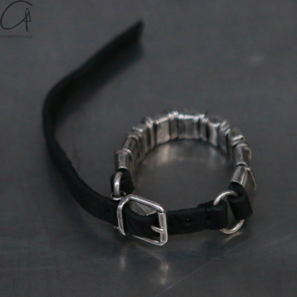 GOTI 24 Autumn and Winter 925 Silver Horse Leather Bracelet Italy GT-BR2208-0